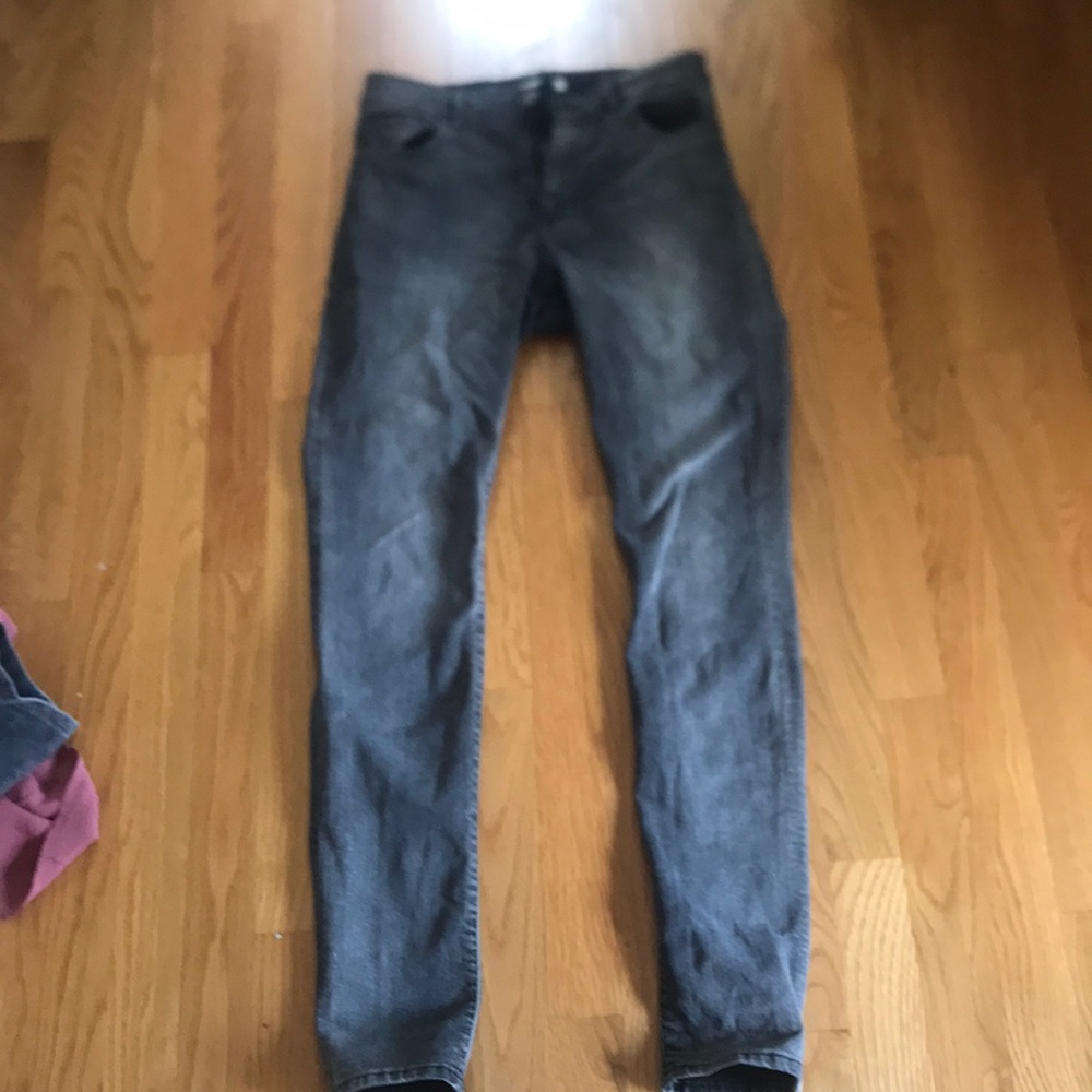 H&M gray wash denim jeans